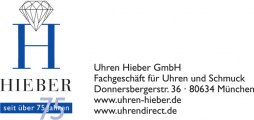 Juwelierlogo Uhren Hieber GmbH